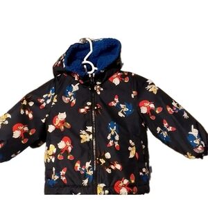 Kids Black Sonic the Hedgehog Jacket